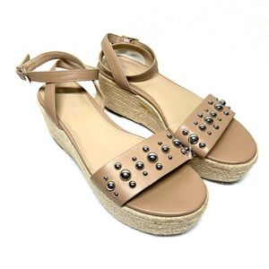 Marc Fisher Joyce Studded Platform Espadrille Sandals